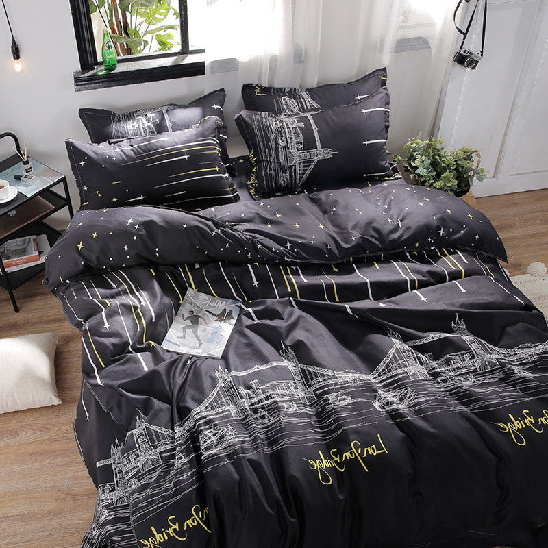 Four-piece Cotton Winter Quilt Set