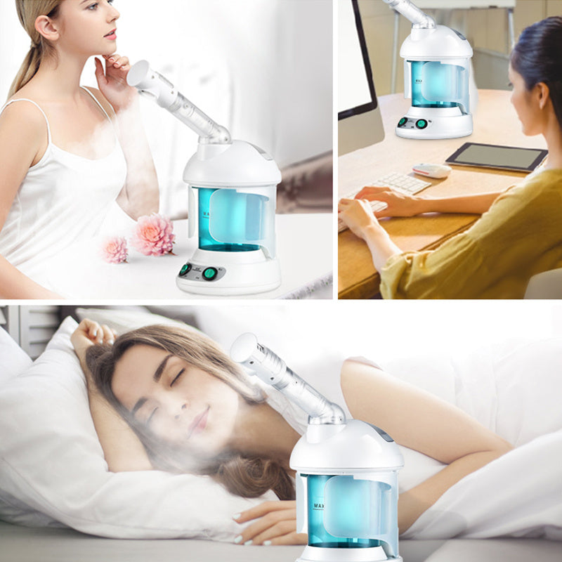 Portable Ozone Facial Steamer & Aroma Spa Device