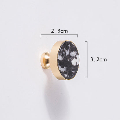 Nordic Marble Crystal Gold Brass Handle Light