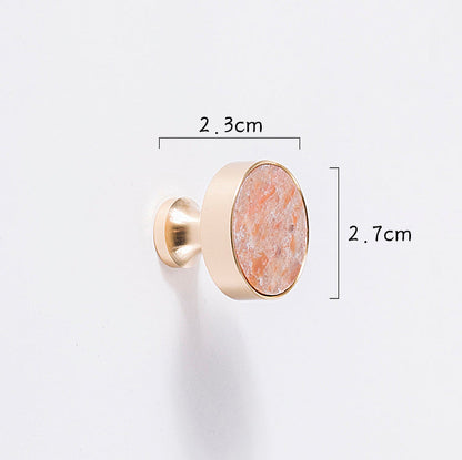 Nordic Marble Crystal Gold Brass Handle Light