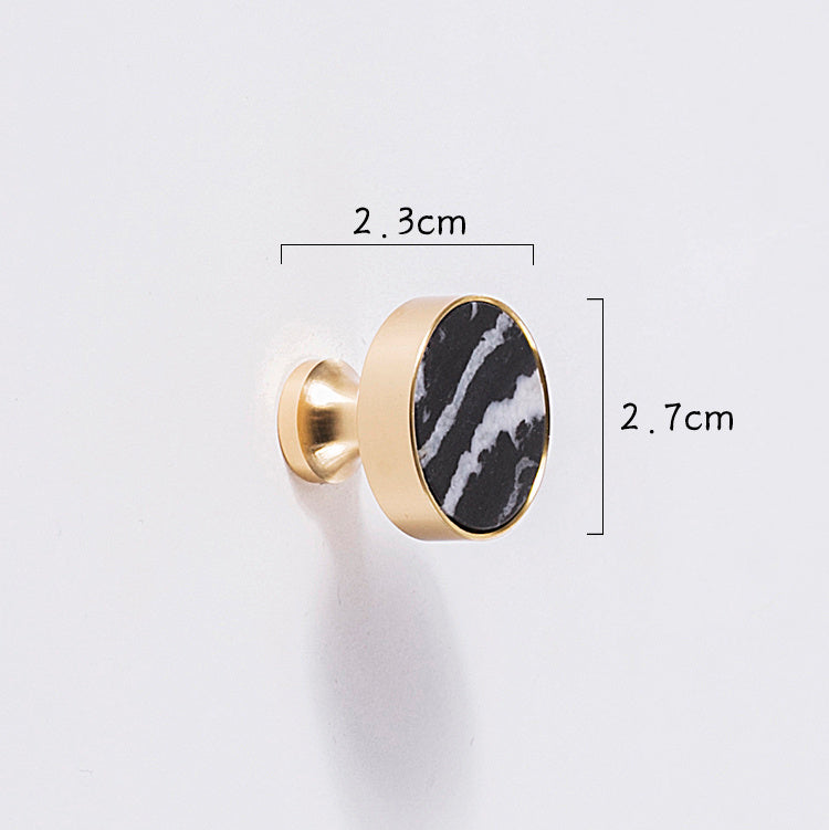 Nordic Marble Crystal Gold Brass Handle Light