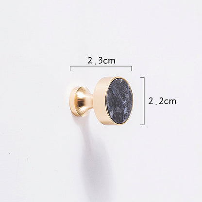 Nordic Marble Crystal Gold Brass Handle Light