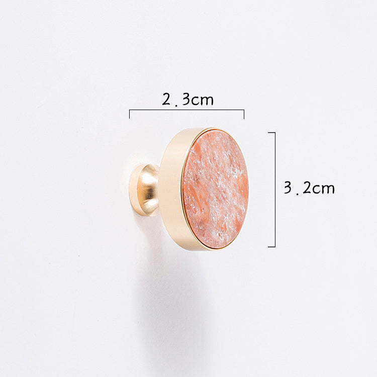 Nordic Marble Crystal Gold Brass Handle Light