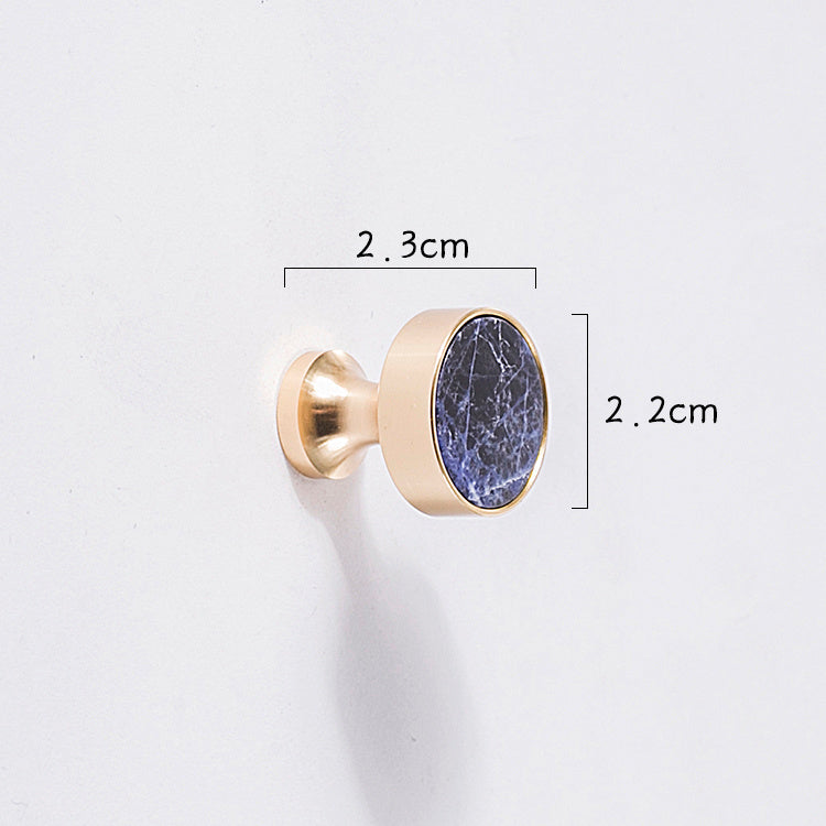 Nordic Marble Crystal Gold Brass Handle Light