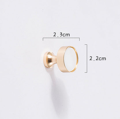 Nordic Marble Crystal Gold Brass Handle Light