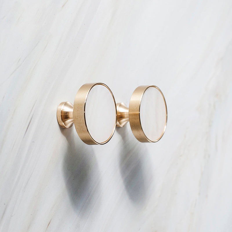 Nordic Marble Crystal Gold Brass Handle Light