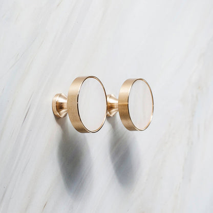 Nordic Marble Crystal Gold Brass Handle Light