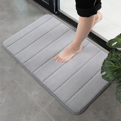 Memory Foam Bathroom Mat Absorbent, Non-Slip