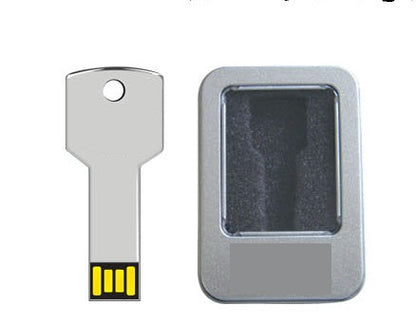 Tin Metal Key USB Flash Drive with Custom Laser Logo