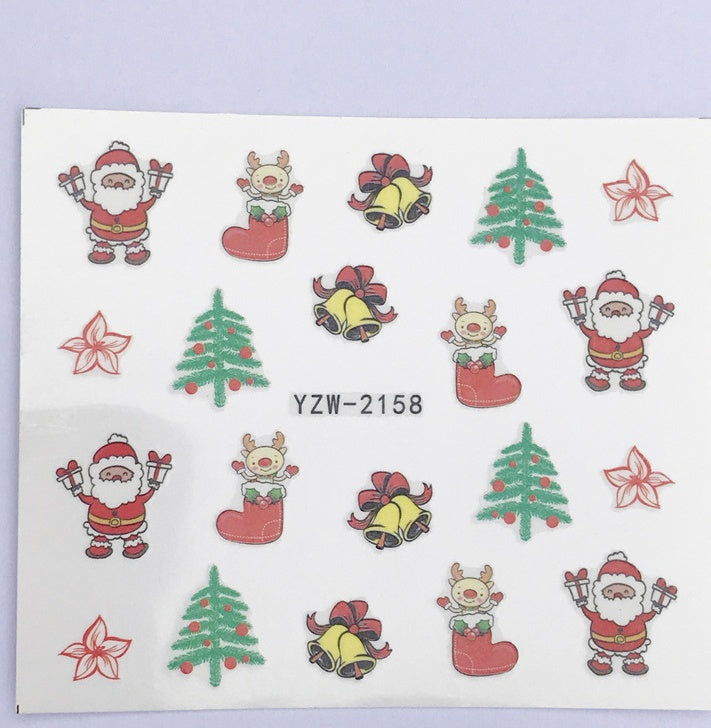 Christmas Water Transfer Nail Stickers