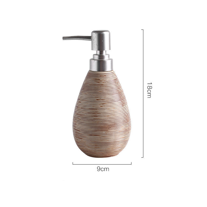 Bathroom Ceramic Shower Gel Lotion Bottle