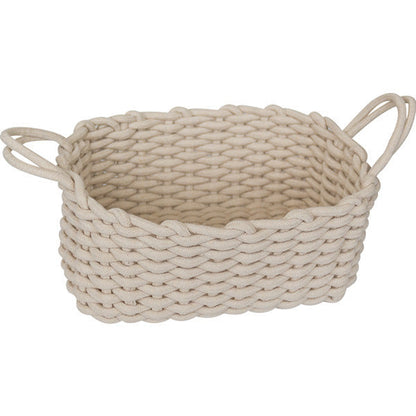 Nordic Hand Woven Cotton Rope Basket