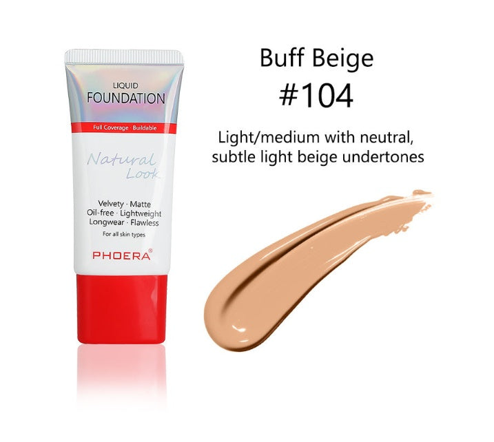 Matte Silky Tube Liquid Foundation