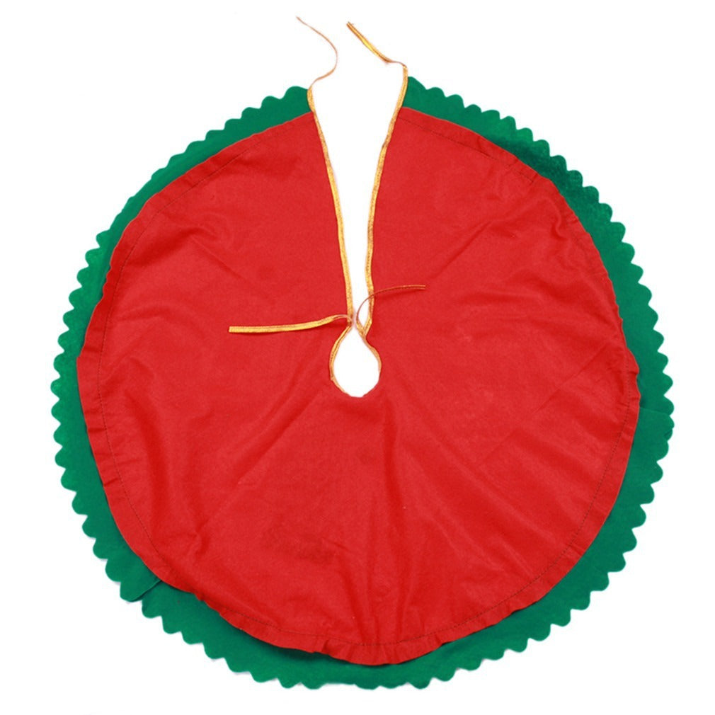 Christmas Tree Skirt Decorations Gift Scene Decor