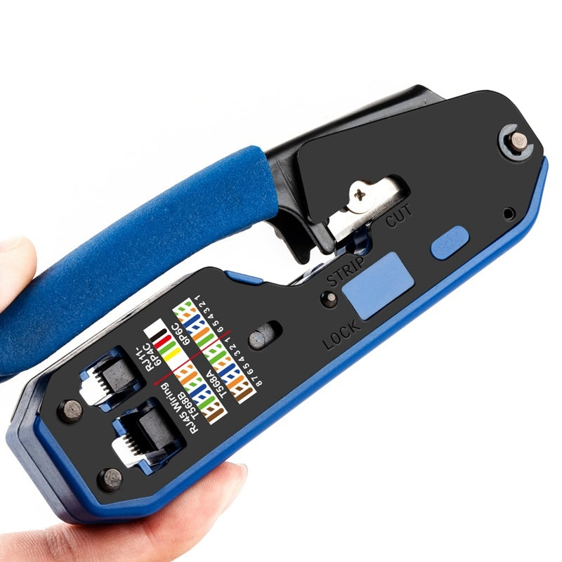 Network Crimper & Cable Stripper: RJ45 Tool