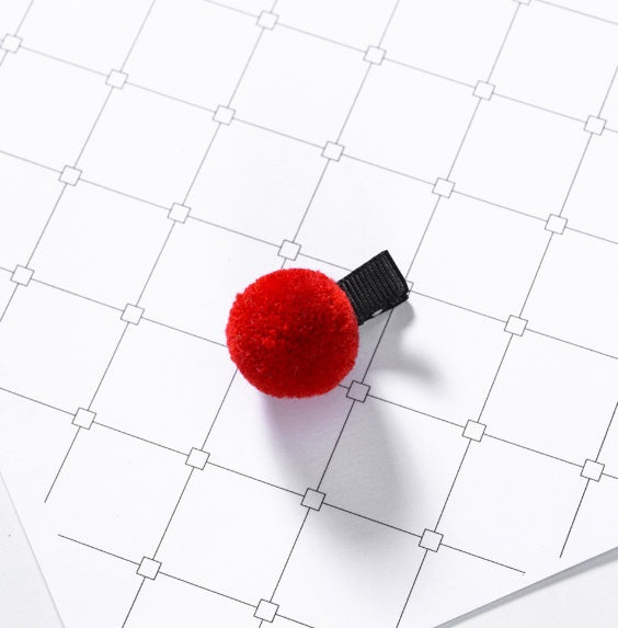 Korean Candy-Colored Hair Ball Hair Tie