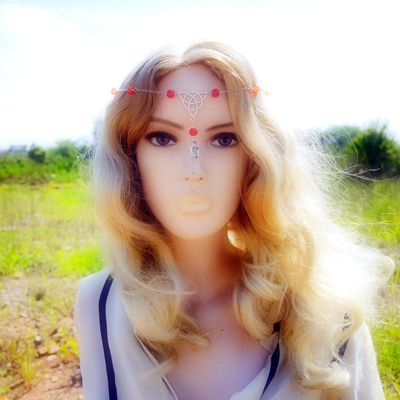 Gothic Pentagram Head Chain