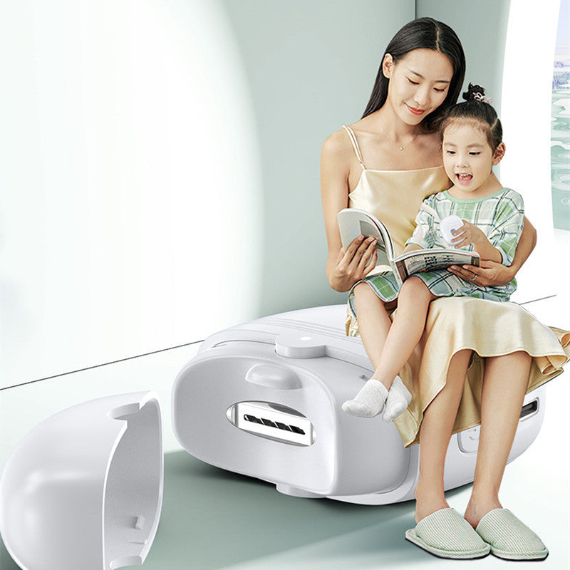 Electric Nail Scissors - Rechargeable Automatic Nail Clippers with Light