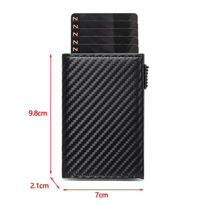 Carbon Fiber Anti-theft Wallet Large Capacity