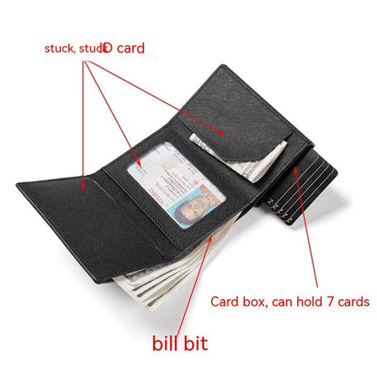 Carbon Fiber Anti-theft Wallet Large Capacity