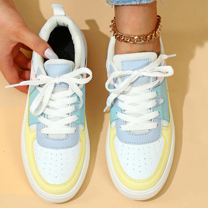 Platform Lace-up Casual Sneakers