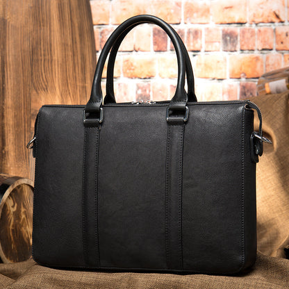 Fashionable Vintage Men's Leather Briefcase