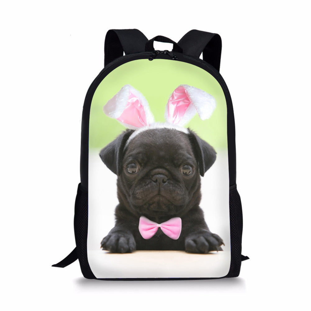 Pug Primary School Backpack for Kid