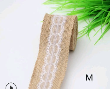 Lace Linen Roll, 5CM Wide, DIY Christmas Decor