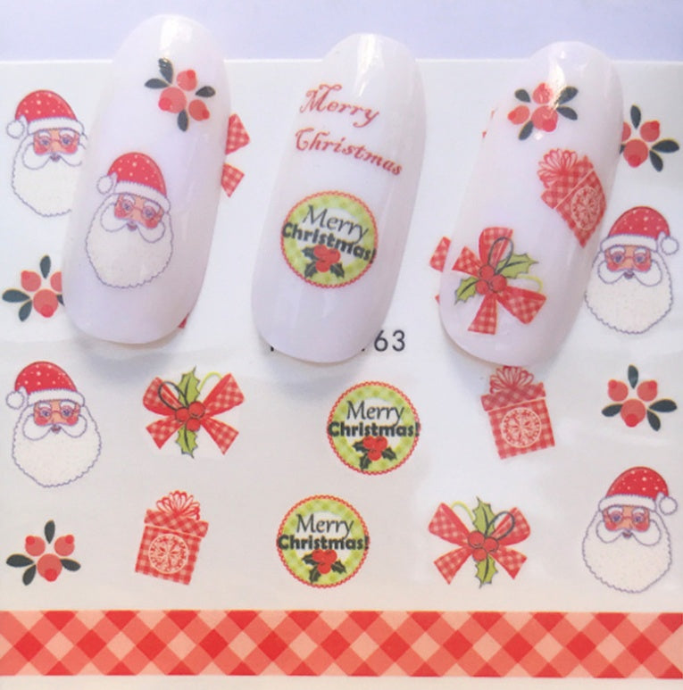 Christmas Water Transfer Nail Stickers