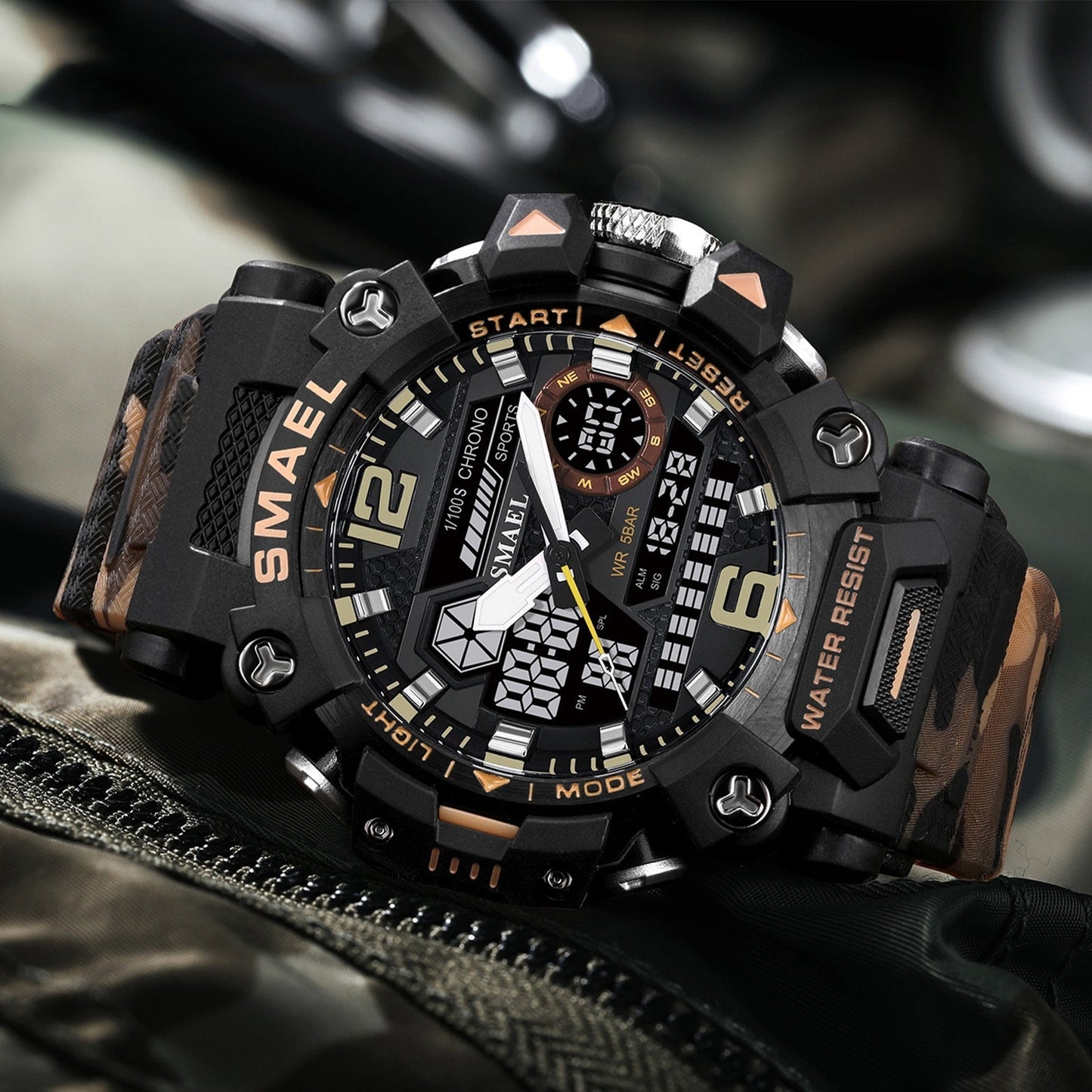 Tactical Camouflage Military Watch