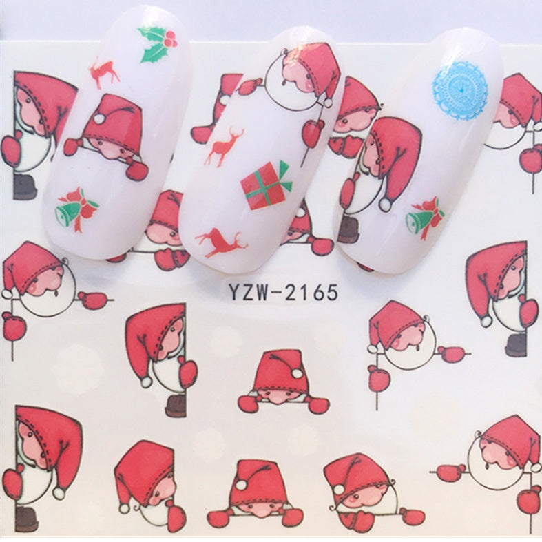 Christmas Water Transfer Nail Stickers