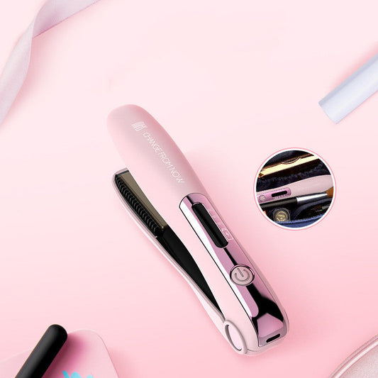 Cordless Hair Straightener Travel Straightening & Curling