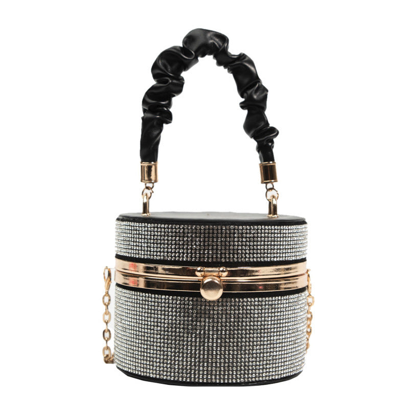 New Versatile Pleated Chain Women's Shoulder Bag