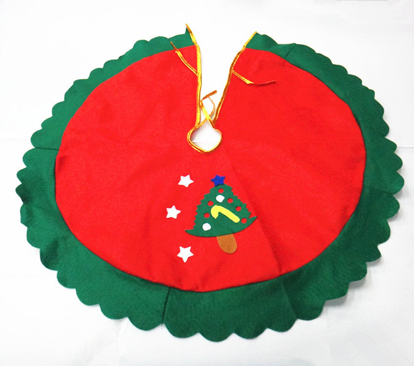 Christmas Tree Skirt Decorations Gift Scene Decor