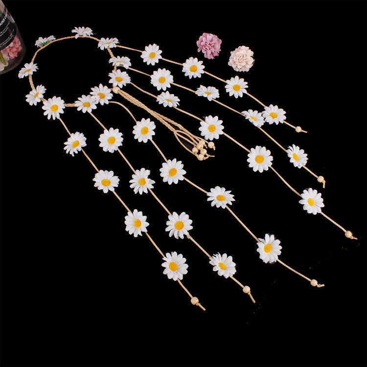 Bohemian Daisy Flower Headband