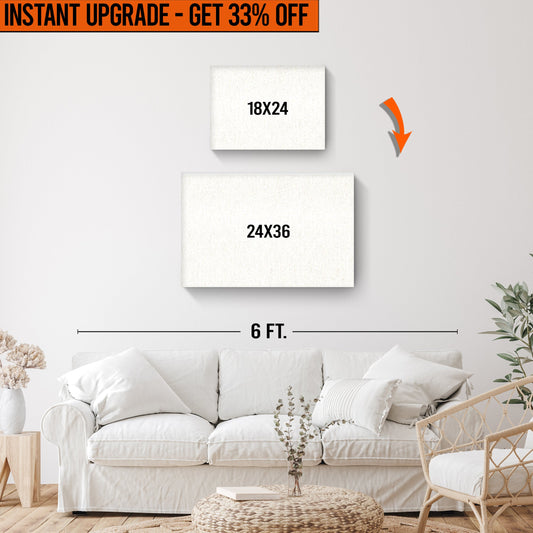Upgrade Your 18x24 Inches Canvas To 36x24 Inches Canvas