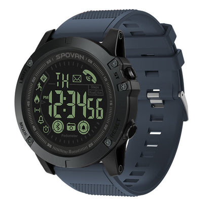 Bluetooth Sports Smartwatch: Step Reminder, Waterproof