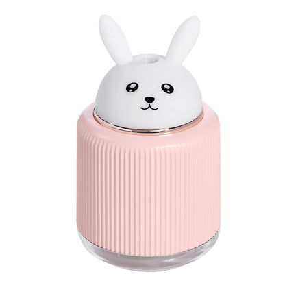 250ml Cartoon Rabbit Ultrasonic Humidifier & LED Oil Diffuser