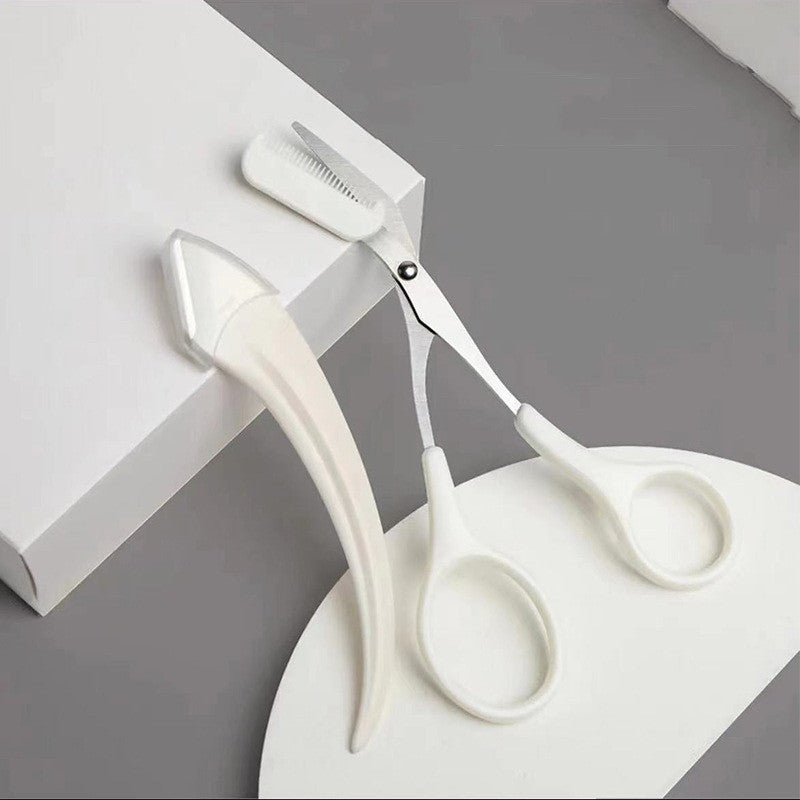 Curved Eyebrow Trimming Knife