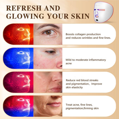 LED Face Mask – Red Light Therapy Facial Care Tool