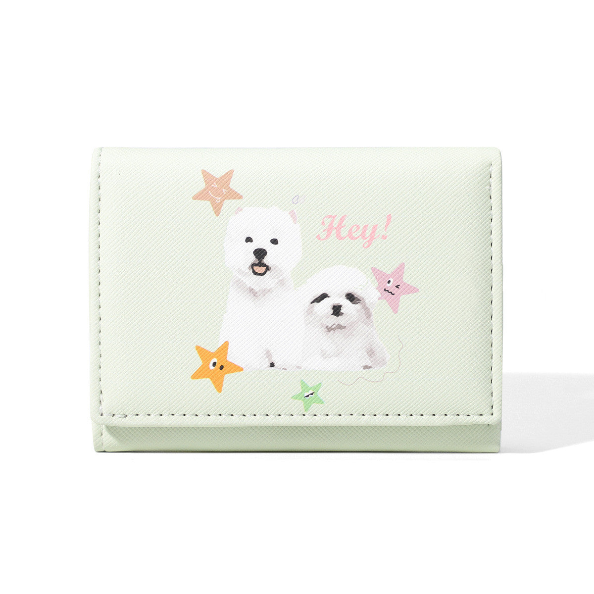 Cute Fashion Card Holder Cross Pattern, Three-fold
