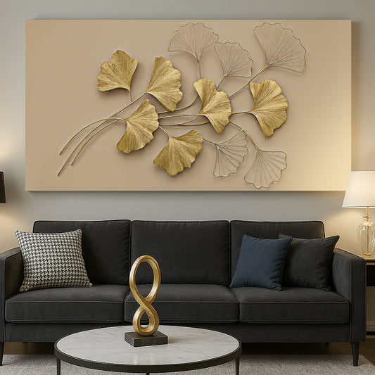 Golden Botanical Wall Art
