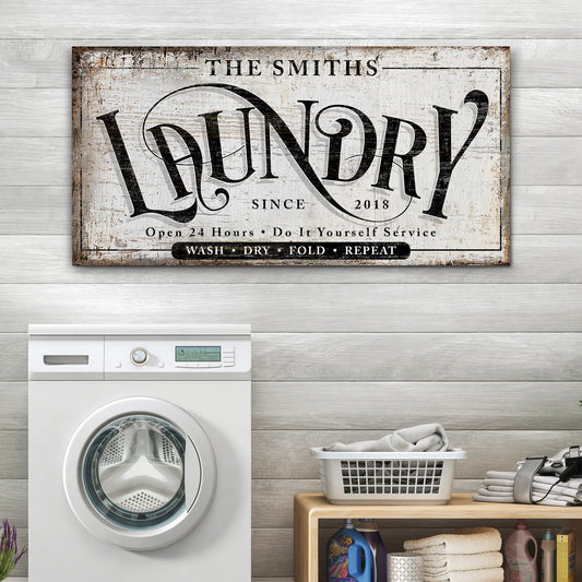 Laundry Room Sign VIII