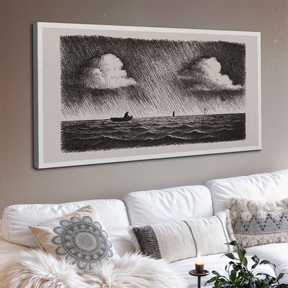 Jesus Walking On Water Faith Wall Art III