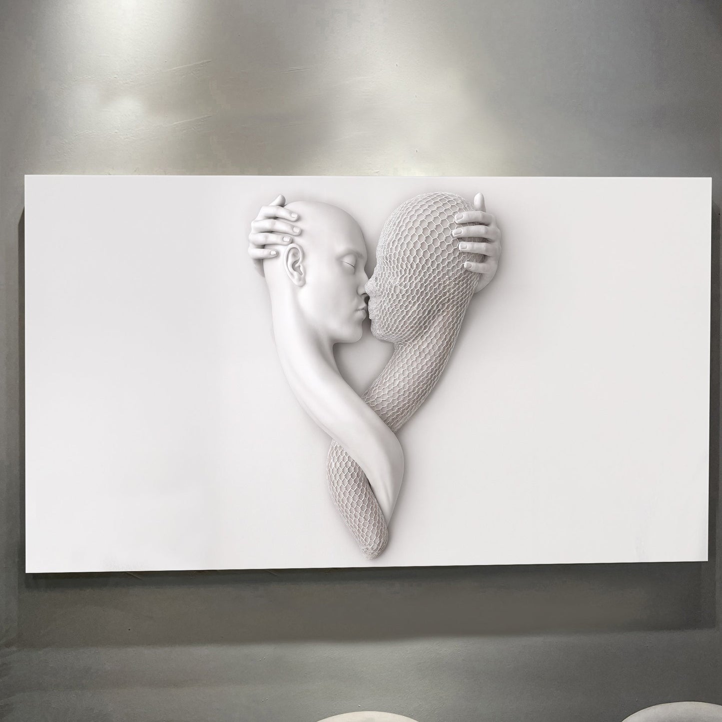 Eternal Love Figure Abstract Wall Art VI