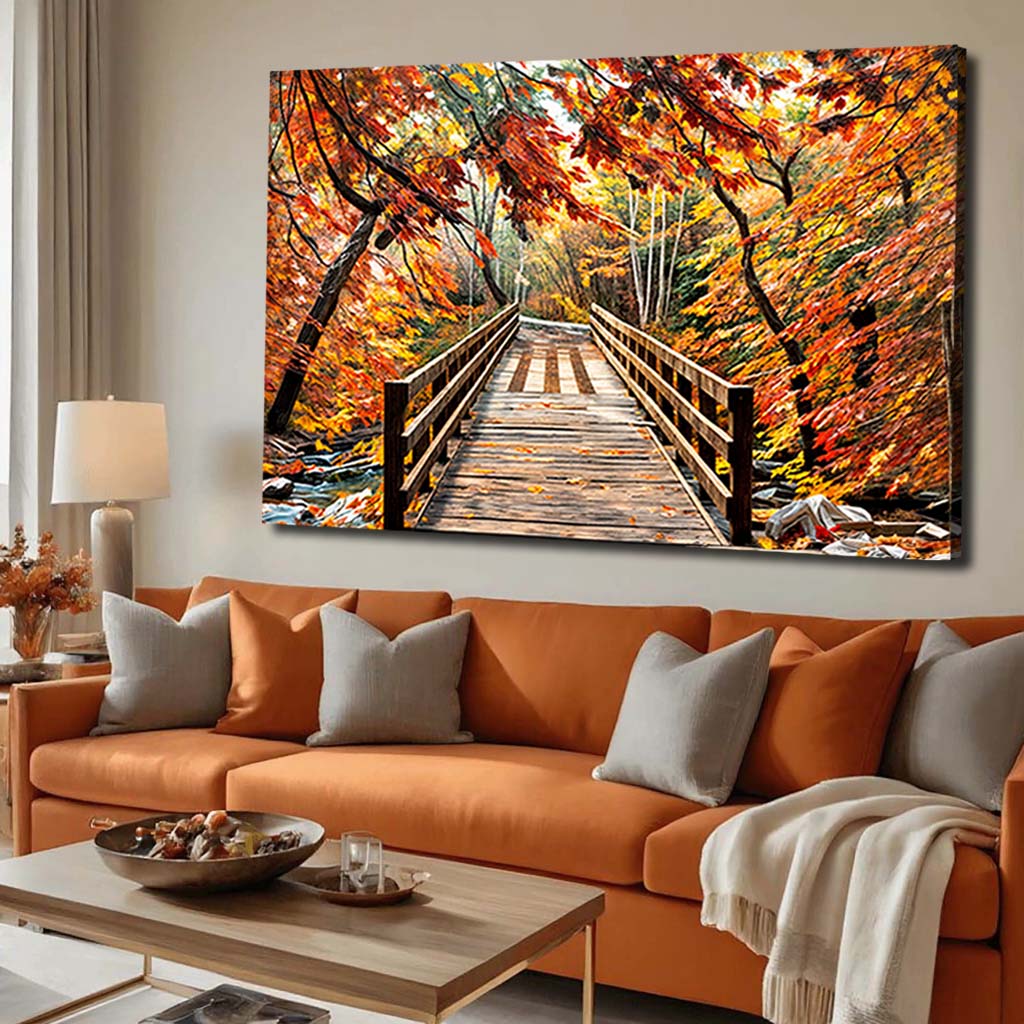Crossing Autumn Wall Art