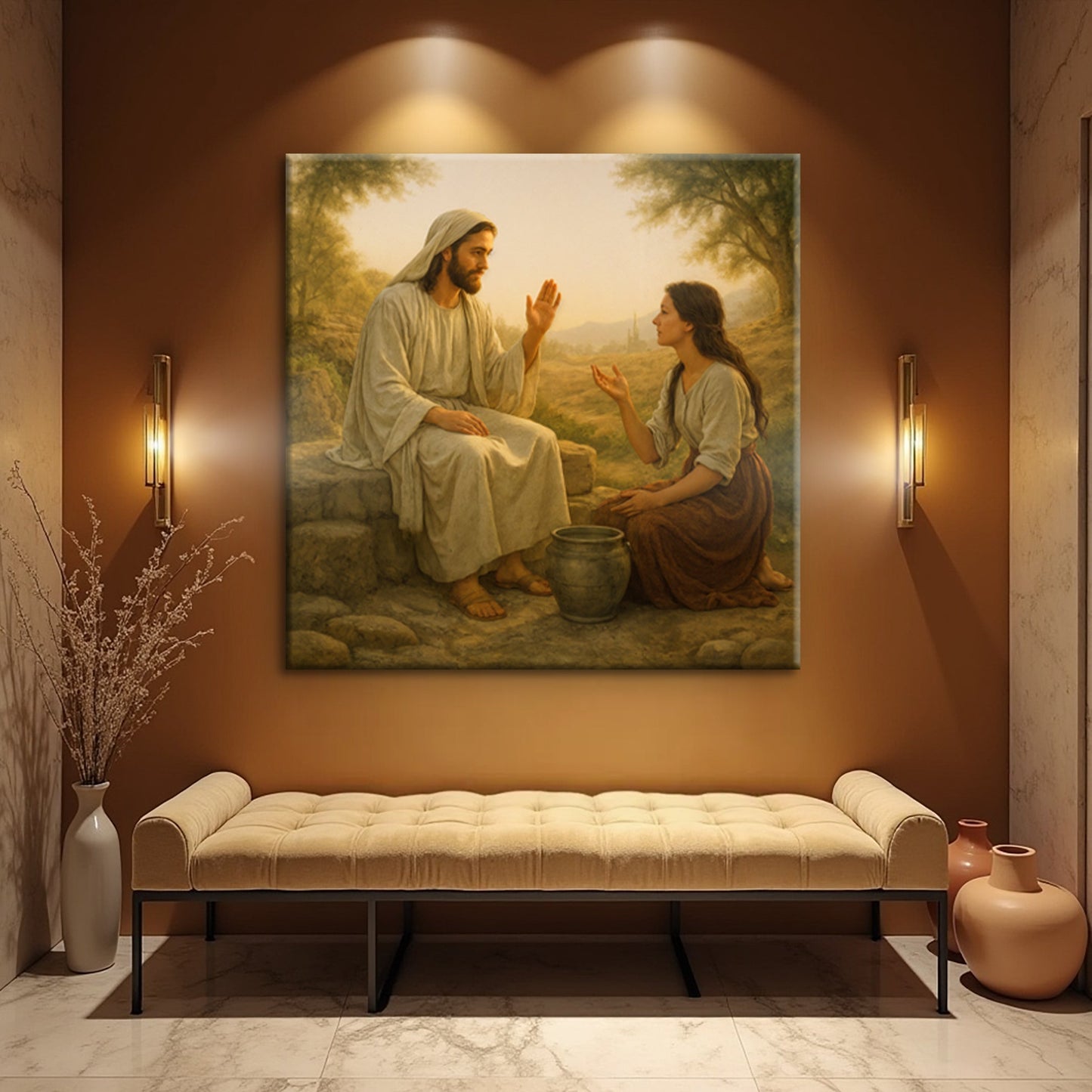 Samaritan at the Well Faith Wall Art II