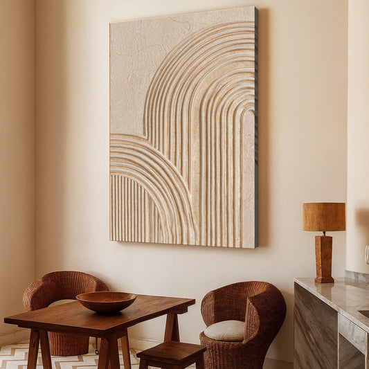 Abstract Minimalist Impasto Wall Art