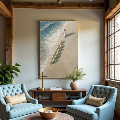 The Shepherd Leads Faith Wall Art