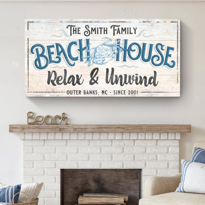Beach House Sign IV